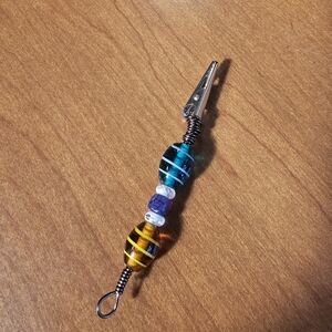 Multifunctional Clip With Colorful Beaded